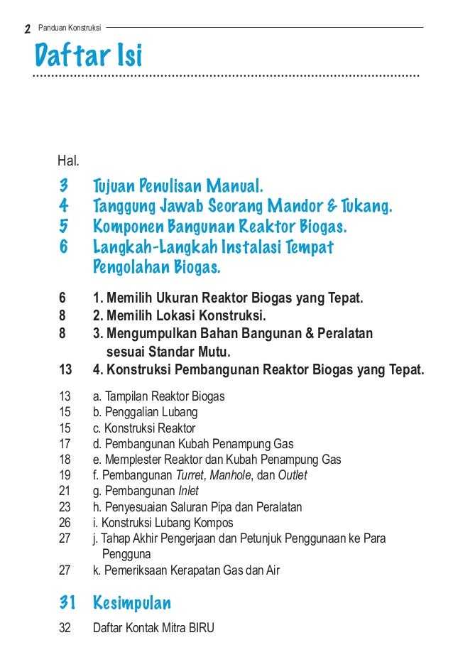 1.Buku instalasi bio gas rumah tangga