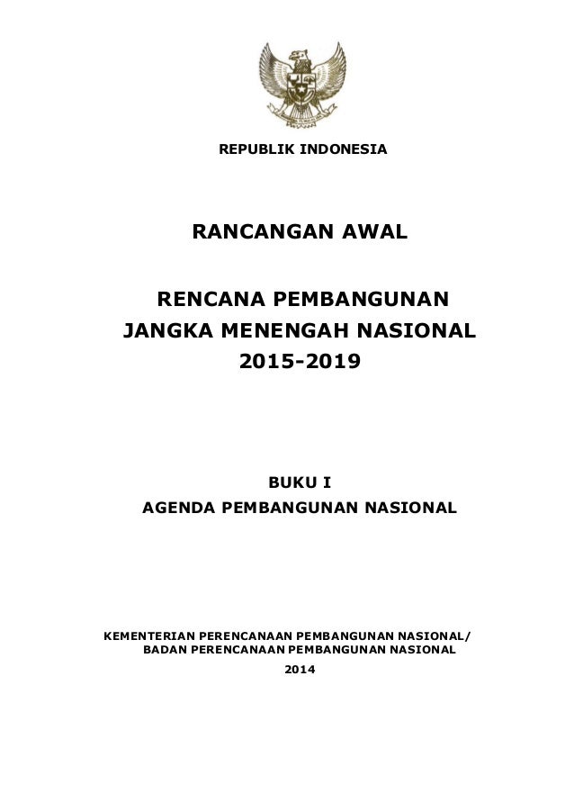 Buku I Rpjmn 2015 2019 Buku I Rpjmn 2015 2019