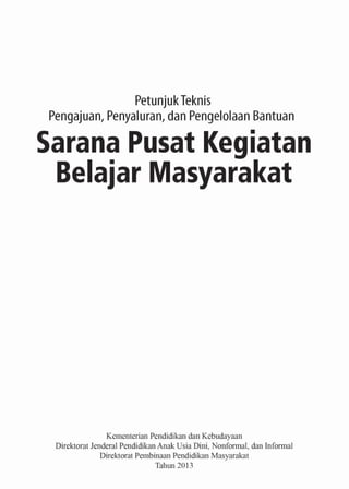 Buku juknis sarana pkbm | PDF