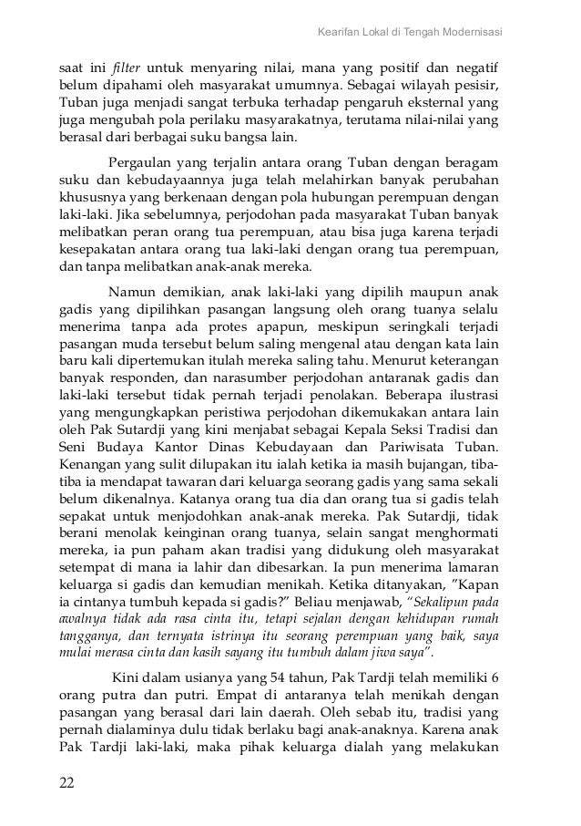 Buku kearifan lokal