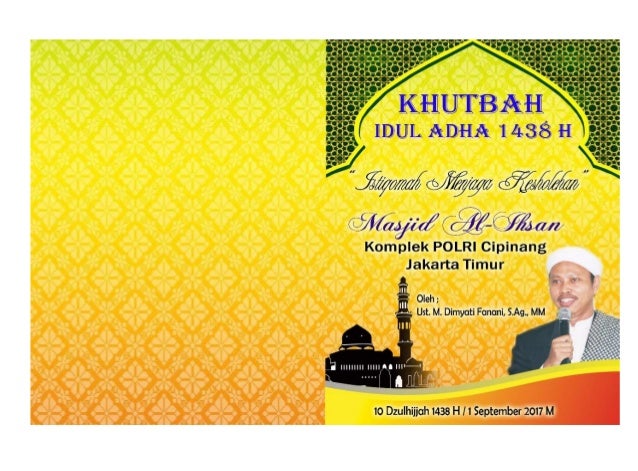 Khutbah Idul Adha Singkat 2017 Nusagates