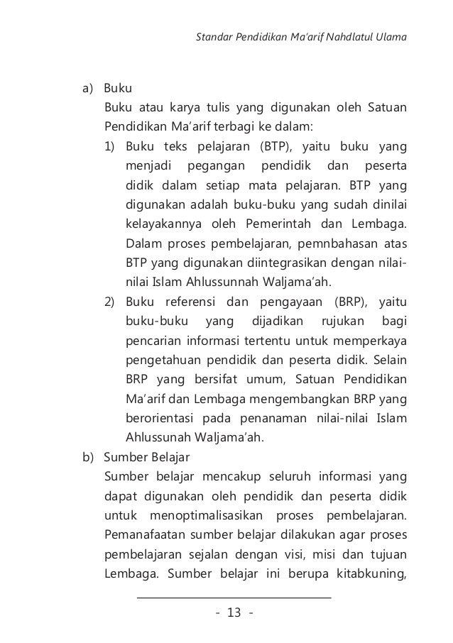 Buku kumpulan peraturan dan pedoman lp ma arif nu 2