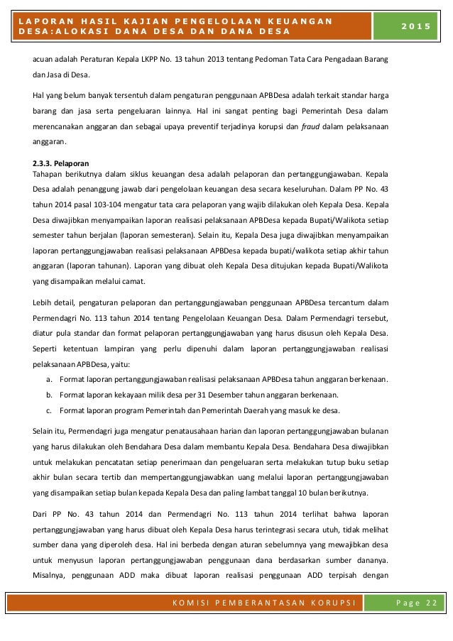 Format Laporan Monitoring Dan Evaluasi Dana Desa Seputar