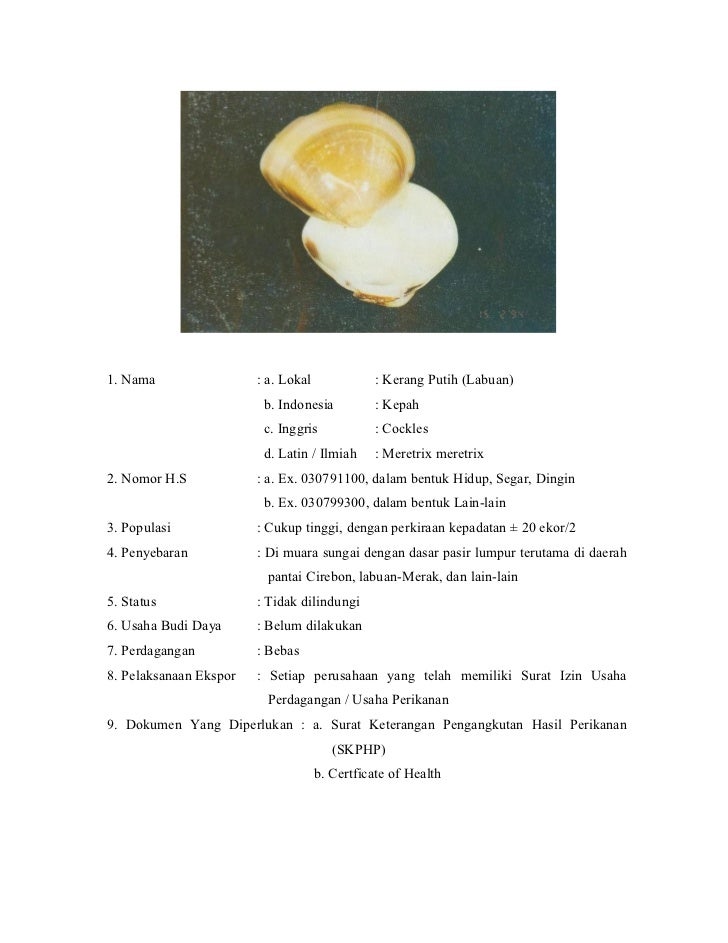 Buku Larangan Biota Laut Yang Dilindungi