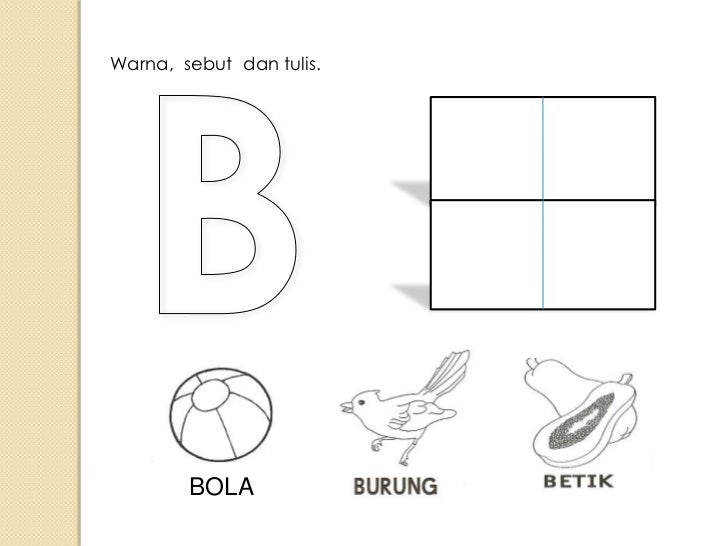 Lembaran Kerja Belajar Menulis Abc Prasekolah