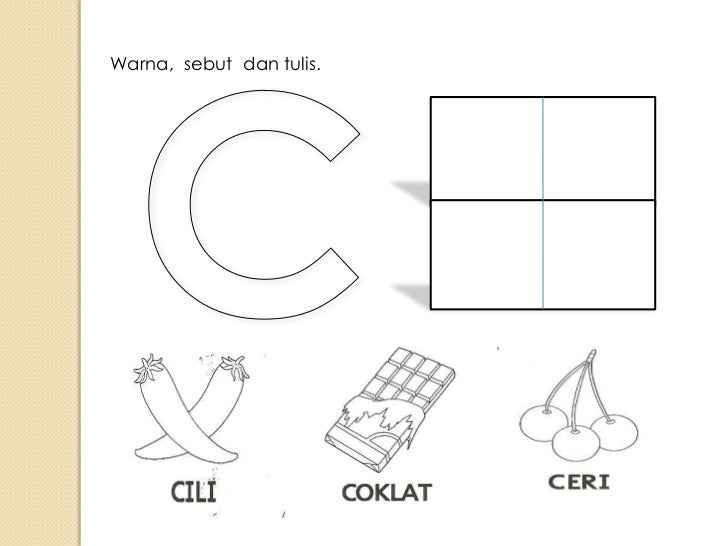 Gambar Abc Untuk Mewarna