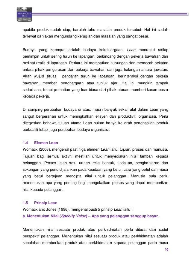 Buku Pengurusan Lean Management