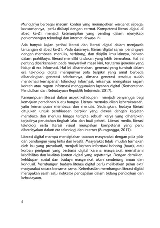 Buku literasi digital, riset dan perkembangannya dalam perspektif ...