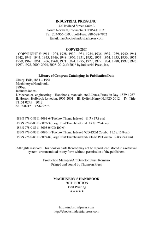 Buku Machinery's Handbook 30th Edition 2016.pdf