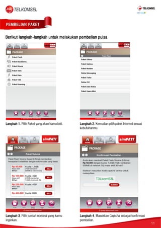 Manual Book - Telkomsel Care Applications