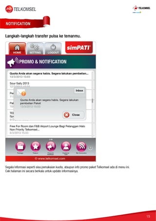 Manual Book - Telkomsel Care Applications