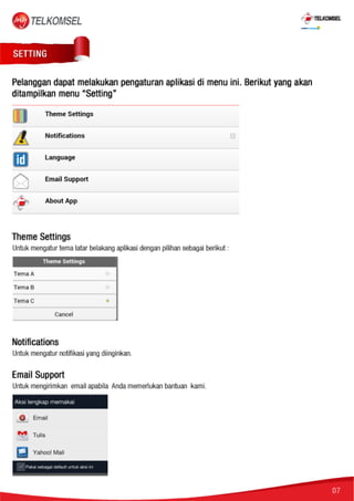 Manual Book - Telkomsel Care Applications