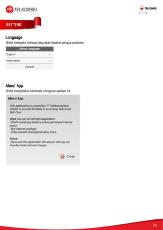 Manual Book - Telkomsel Care Applications