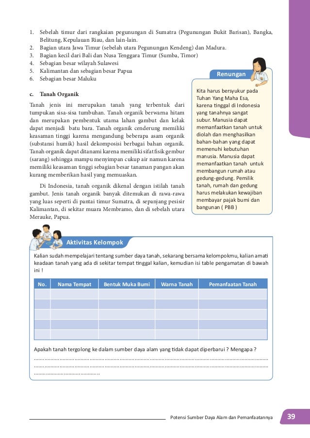 Buku Mata Pelajaran Ilmu Pengetahuan Sosial Smp M Ts Ips Kelas Vii