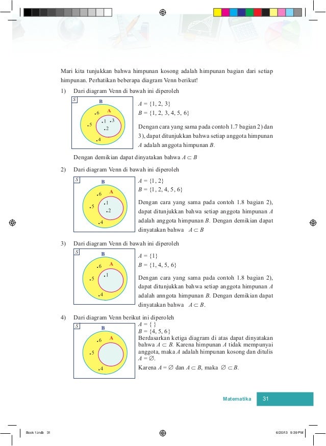 Contoh Himpunan Matematika Kelas 7 - Contoh Yes