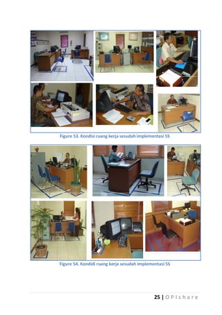 Figure 53. Kondisi ruang kerja sesudah implementasi 5S

Figure 54. Kondidi ruang kerja sesudah implementasi 5S

25 | O P I s h a r e

 