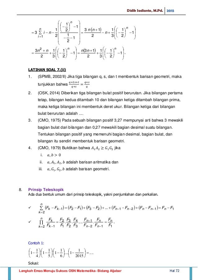 Soal Aljabar Kelas 7 Download.Contoh Soal Latihan Aljabar 