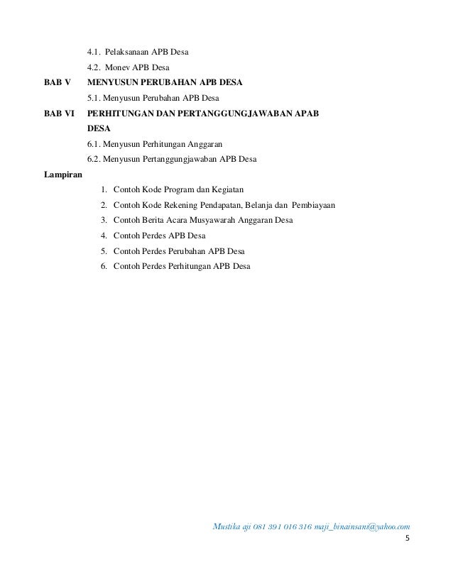 Buku panduan apb des partisipatif 2