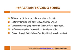 Buku panduan belajar forex