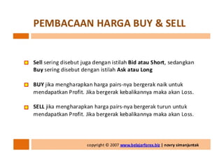 Buku panduan belajar forex