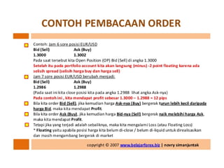 Buku panduan belajar forex