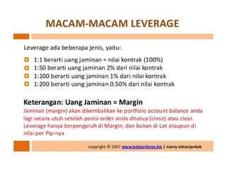 Buku panduan belajar forex