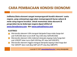 Buku panduan belajar forex