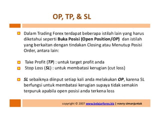 Buku panduan belajar forex