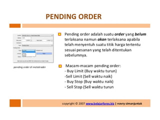 Buku panduan belajar forex