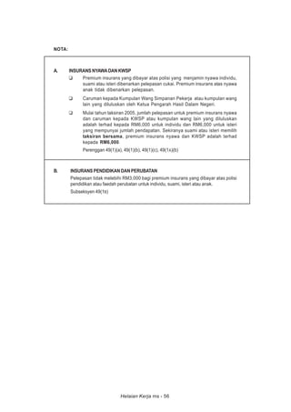 Buku panduan borang b