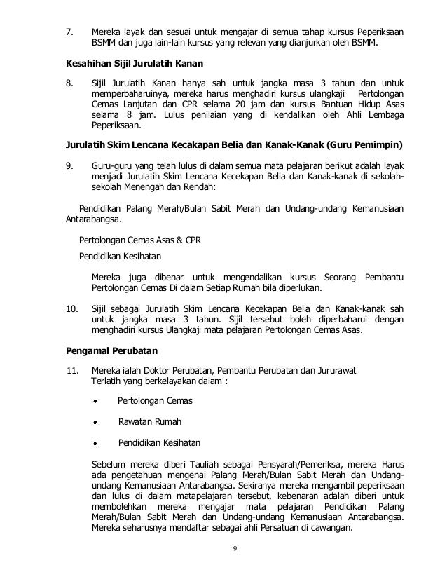 Buku Panduan Bulan Sabit Merah Malaysia