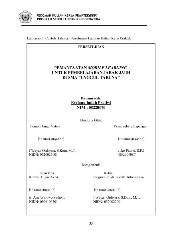 Buku panduan kkp ti 2010