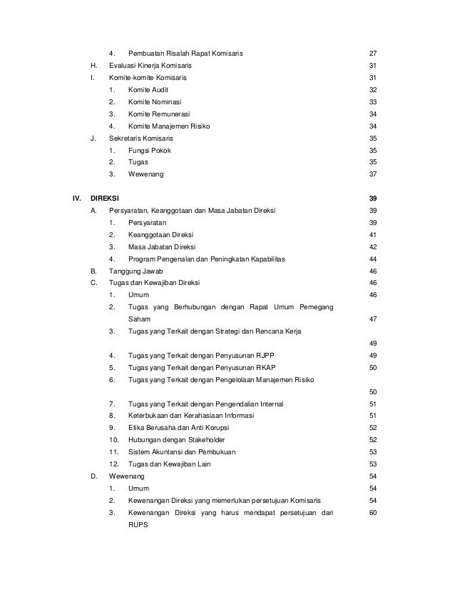 Buku panduan komisaris dan direksi