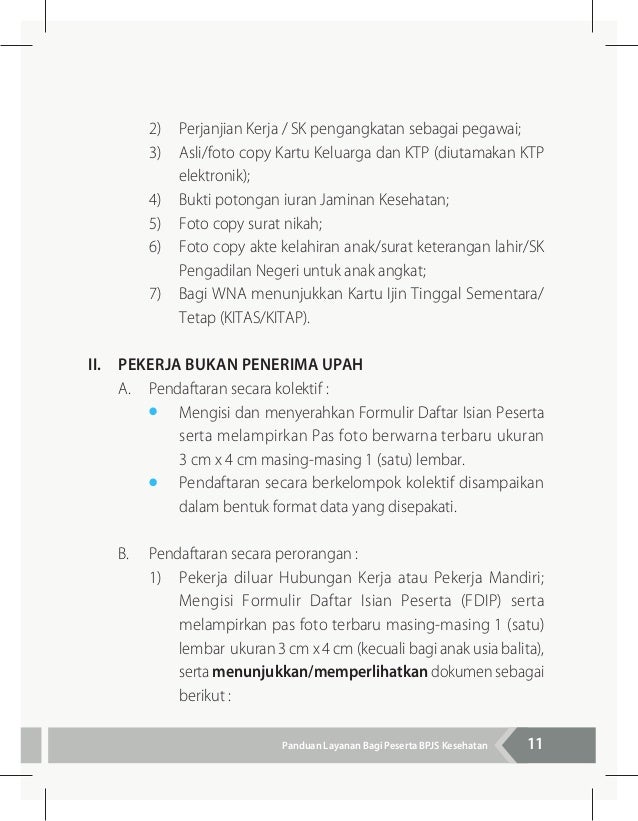 Buku panduan layanan bagi peserta bpjs kesehatan