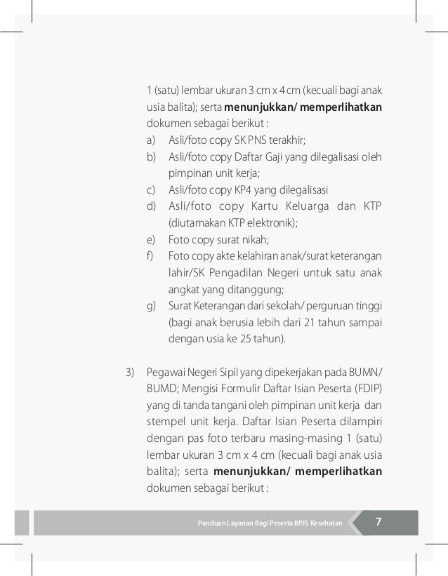 Buku panduan layanan bagi peserta bpjs kesehatan