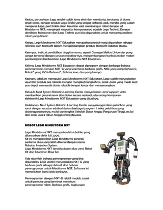 Buku panduan lego mindstorms nxt
