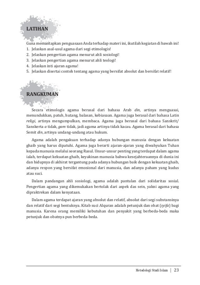 Buku Panduan Metodologi Studi Islam