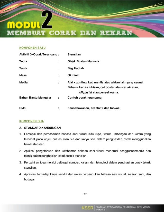Buku panduan pengajaran psv tahun 5 Buku panduan pengajaran psv tahun 5