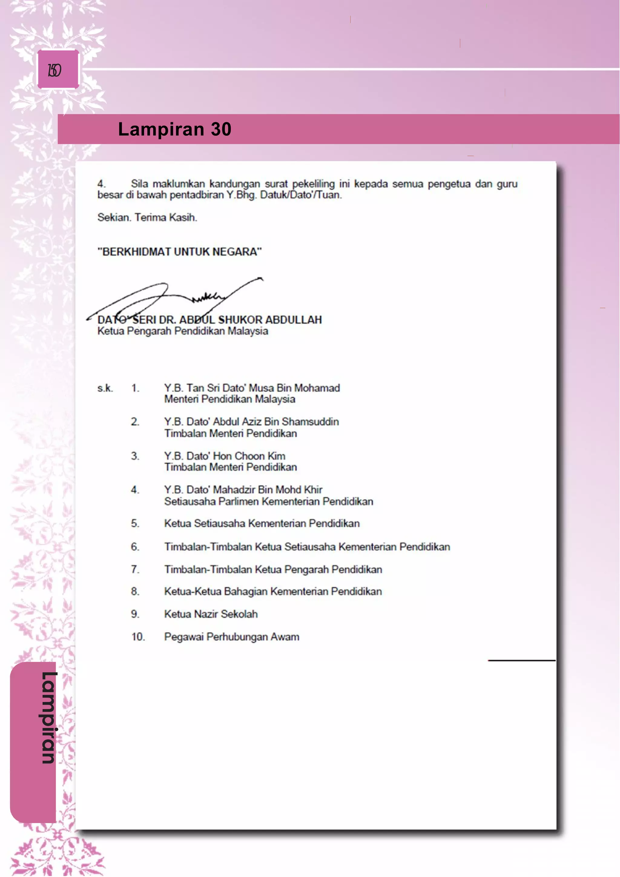 PENUTUP
150
Lampiran 30
Lampiran
 