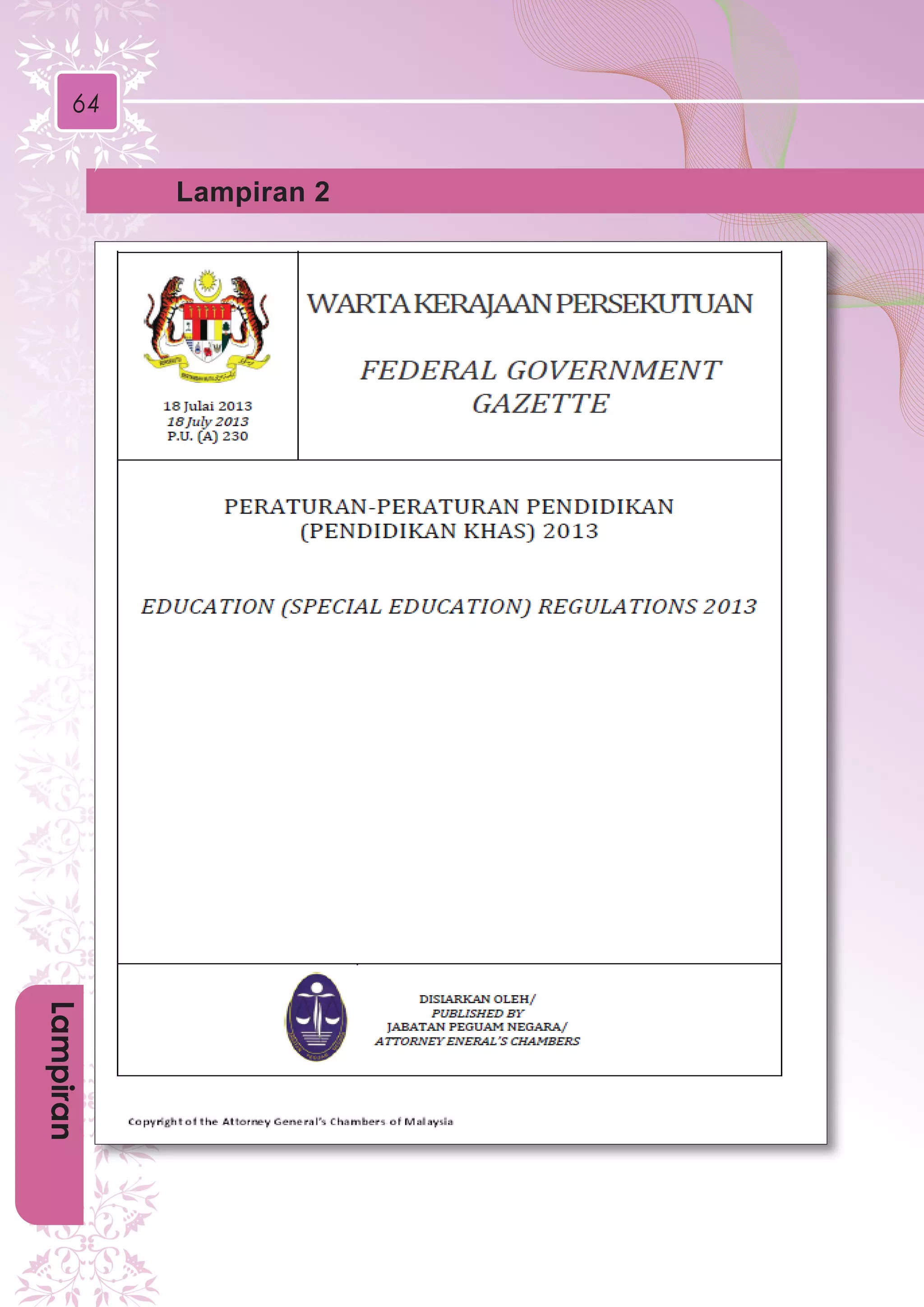 62
PENUTUP
64
Lampiran 2
Lampiran
 