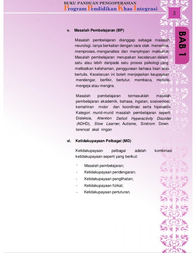 Program pendidikan inklusif di sekolah arus perdana