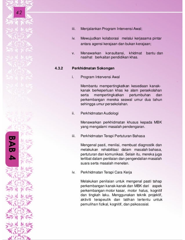 Peranan Dan Tanggungjawab Dalam Pelaksanaan Program Pendidikan Inklusif