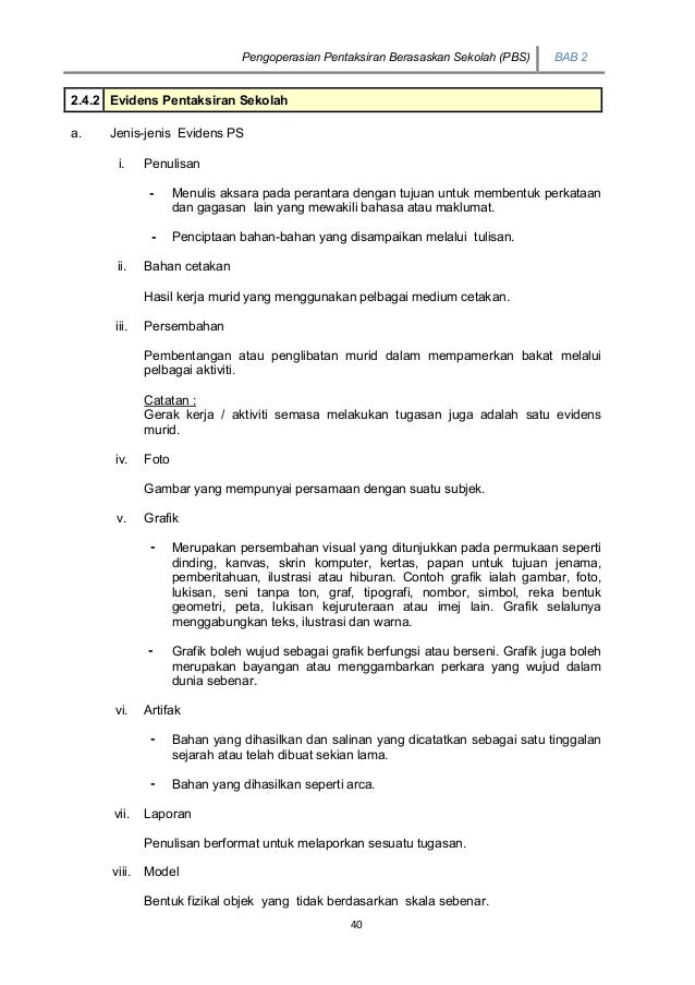 Buku Panduan Pengurusan Pentaksiran Berasaskan Sekolah Pbs 2012 51792328