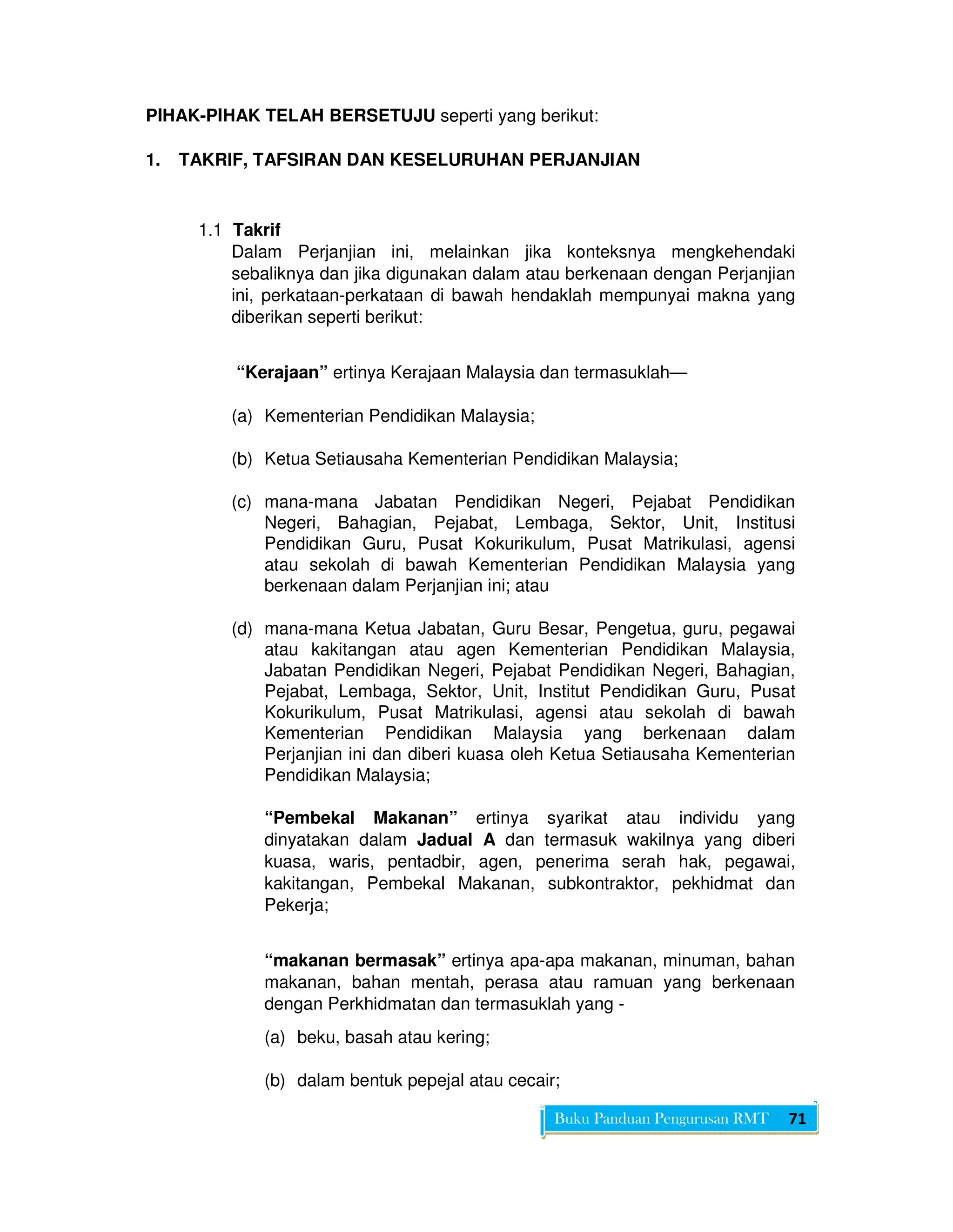Buku panduan pengurusan rmt | PDF