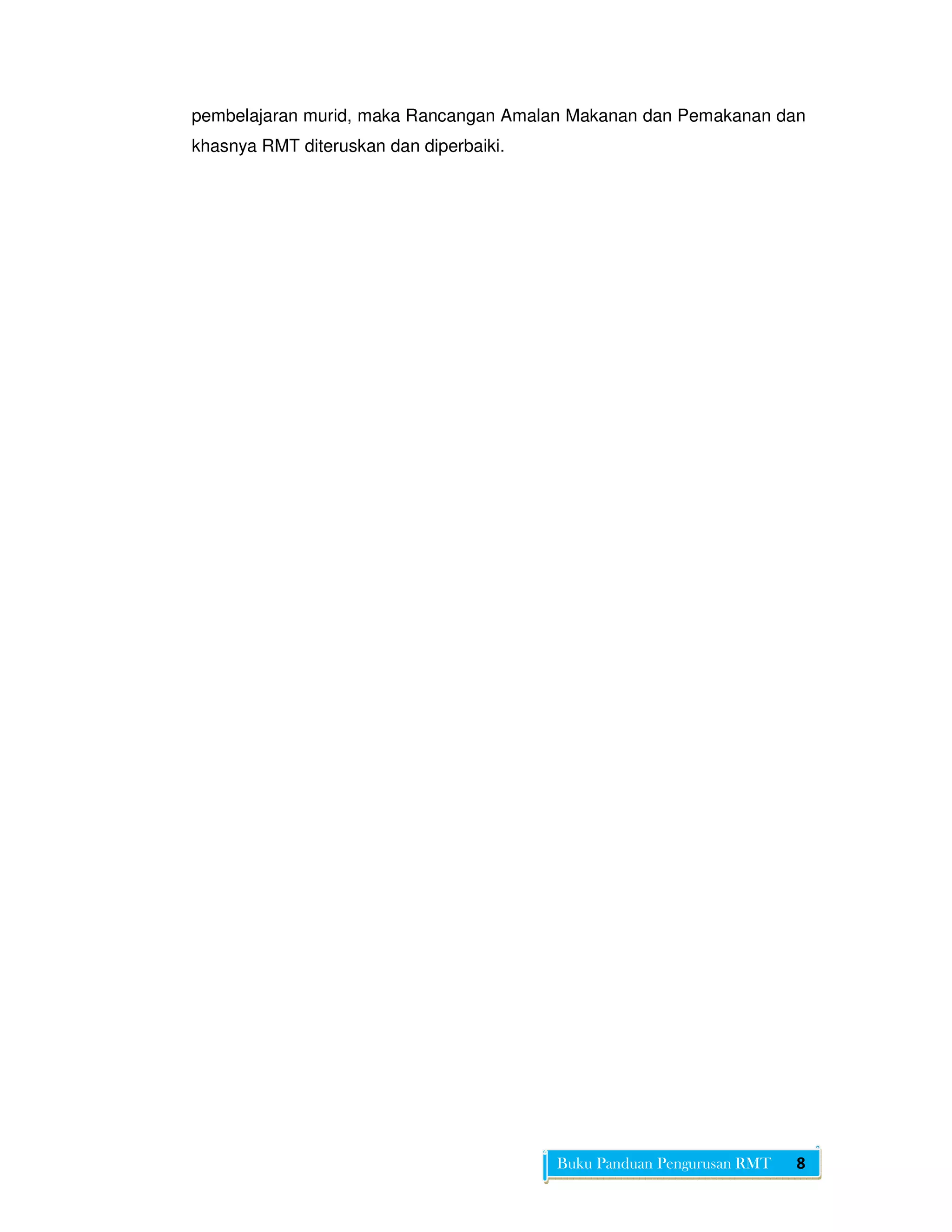 Buku panduan pengurusan rmt | PDF