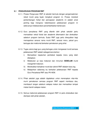 Buku panduan pengurusan rmt | PDF