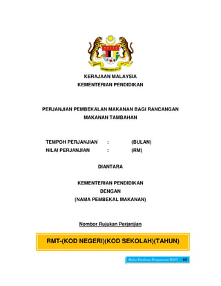 Buku panduan pengurusan rmt | PDF