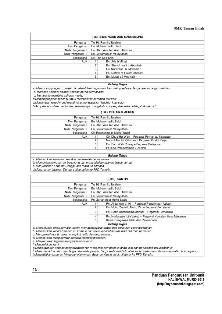 Buku panduan pengurusan unit hem 2012 terbaru