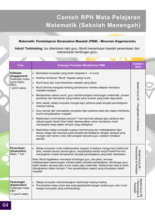 Nota Rph Buku Panduan Pembelajaran Berasaskan INKUIRI | PDF