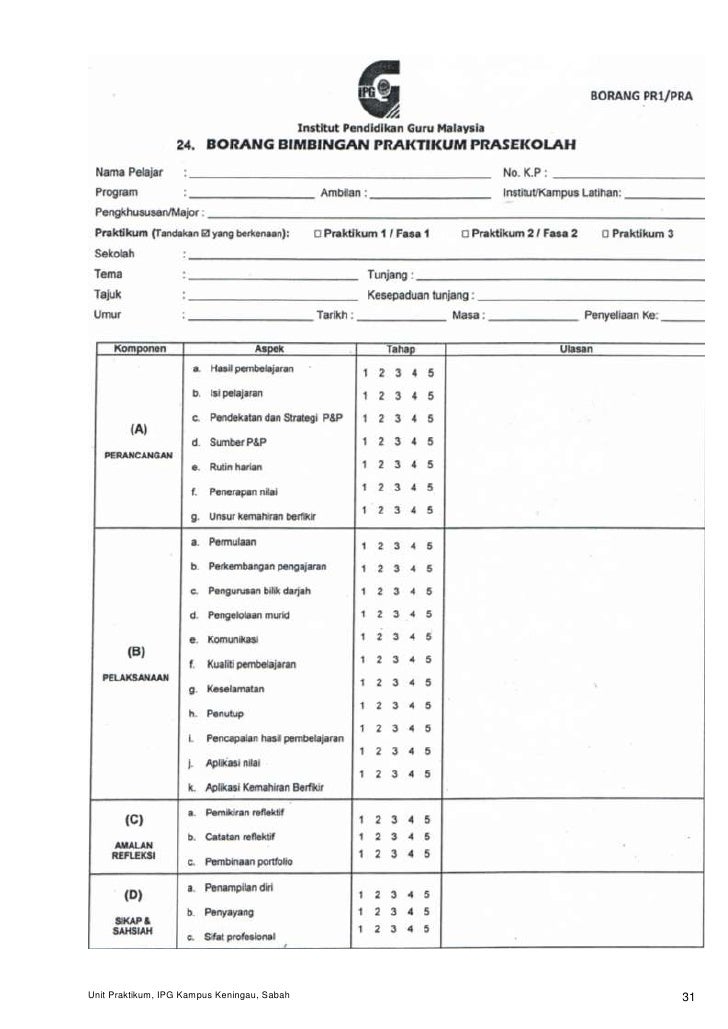 Contoh Isi Kandungan Jurnal - Surat Box